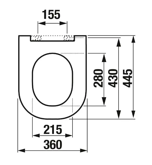 Jika - Mio-N - WC-ülőke - H8917150000631 – 2. kép