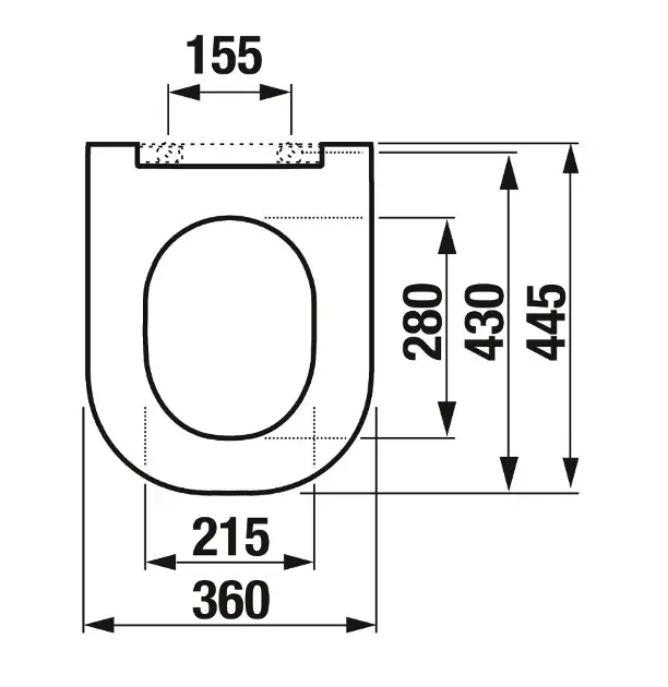 Jika - Mio-N - WC-ülőke - H8917160000631 – 2. kép