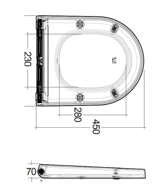 Kludi - CleanTronic - WC-ülőke - 16WCS43 – 2. kép
