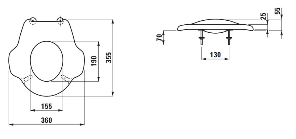 Laufen - Florakids - WC-ülőke - H8910320610001 – 2. kép