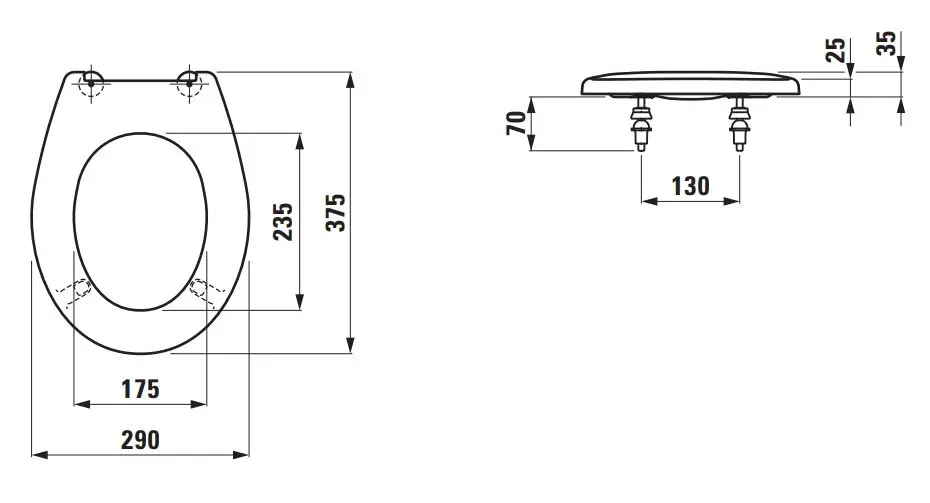 Laufen - Florakids - WC-ülőke - H8970380000001 – 2. kép