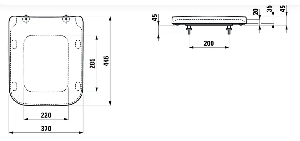 Laufen - Pro S - WC-ülőke - H8919600000001 – 2. kép