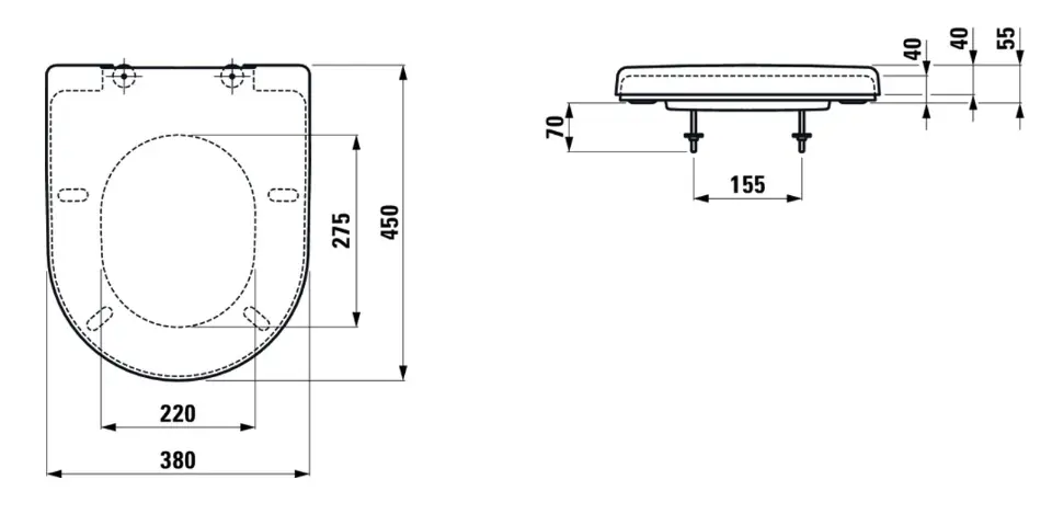 Laufen - Pro - WC-ülőke - H8919503000031 – 2. kép