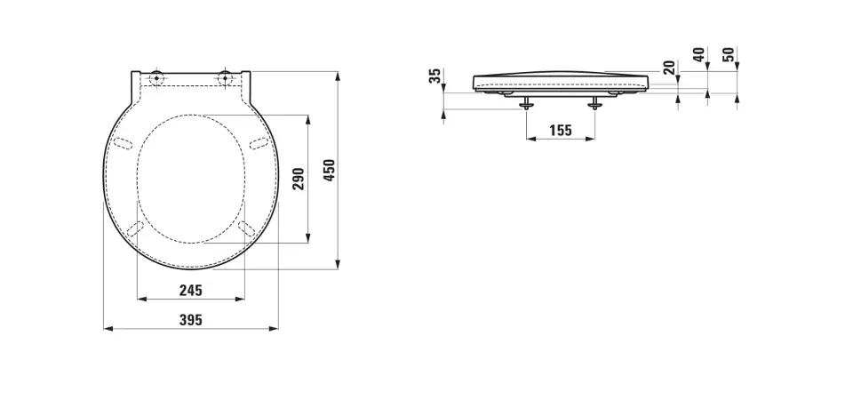 Laufen - VAL - WC-ülőke - H8942810000001 – 2. kép