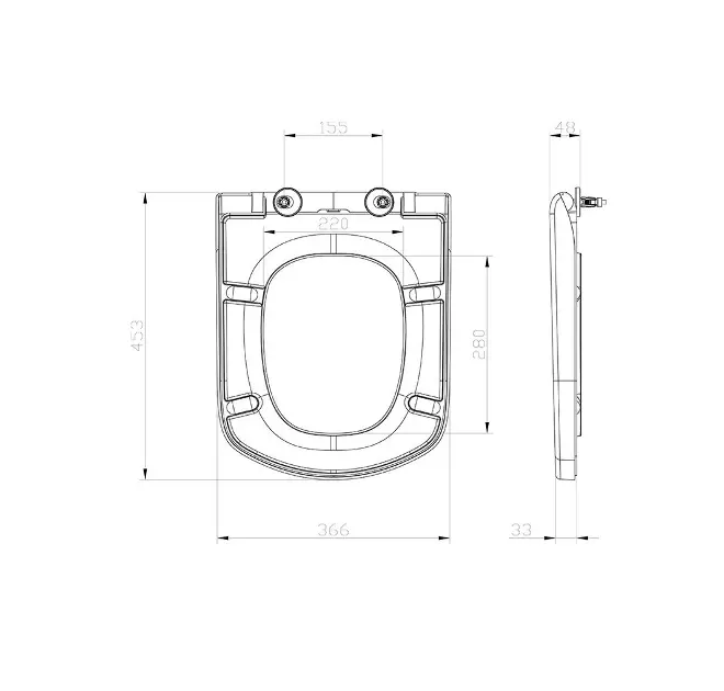 Ravak - Classic - WC-ülőke - X01672 – 2. kép