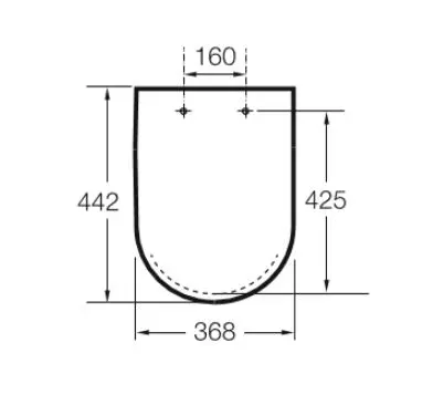 Roca - Inspira - WC-ülőke - A80152200B – 2. kép