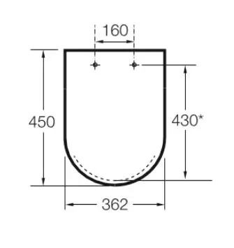 Roca - Meridian - WC-ülőke - A8012A000B – 2. kép
