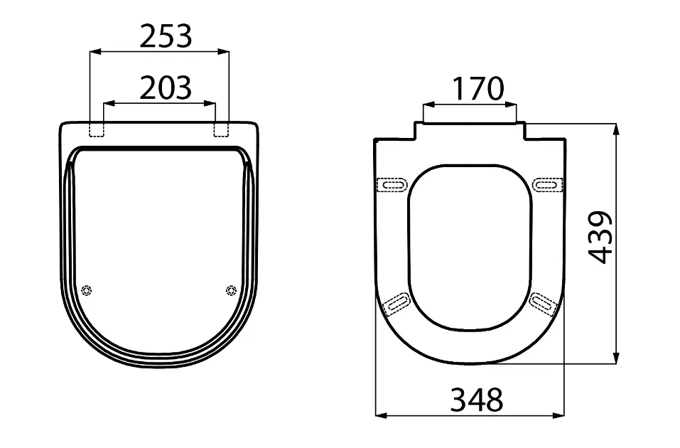 Sapho - Antik - WC-ülőke - KC0303 – 2. kép
