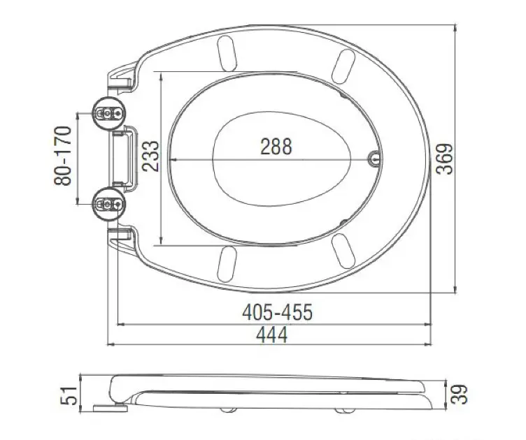 Sapho - Toilet seats - WC-ülőke - FS125 – 2. kép