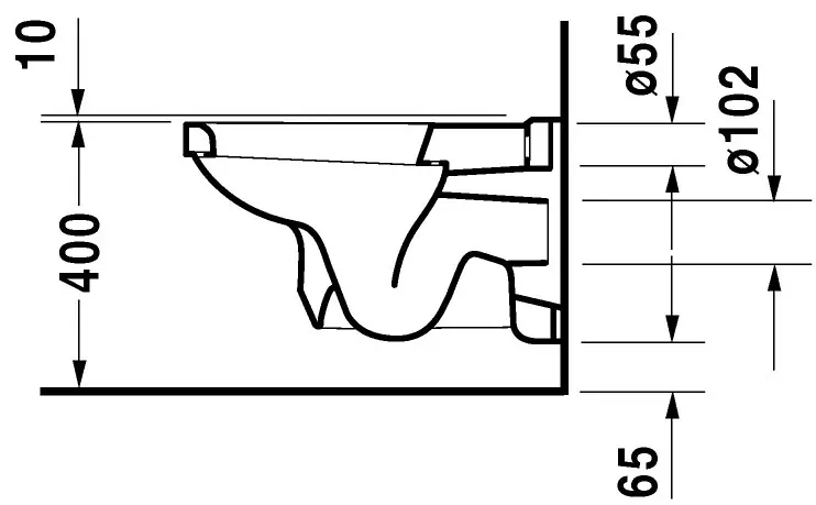 Duravit - 1930 - WC - 0182090000 – 3. kép