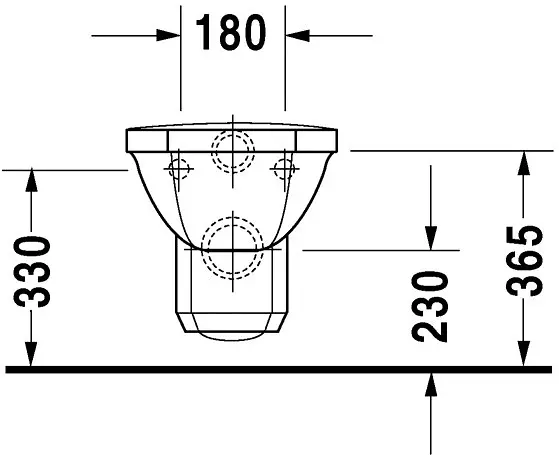 Duravit - 1930 - WC - 01820900001 – 4. kép