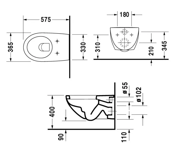 Duravit - Architec - WC - 2546092064 – 2. kép