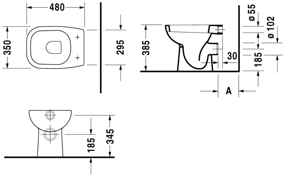 Duravit - D-Code - WC - 21080920002 – 2. kép