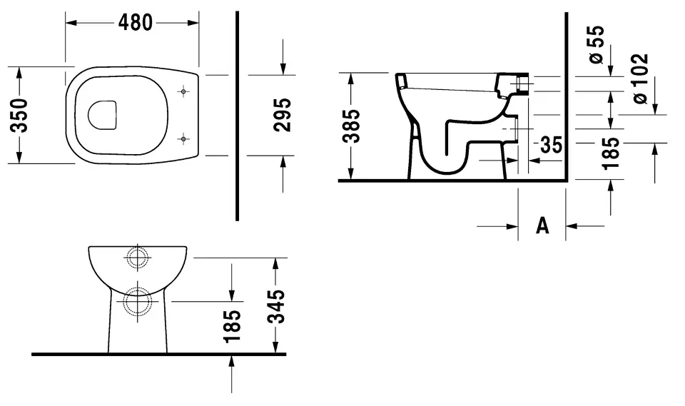 Duravit - D-Code - WC - 21090900002 – 2. kép