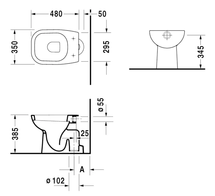 Duravit - D-Code - WC - 21100100002 – 2. kép