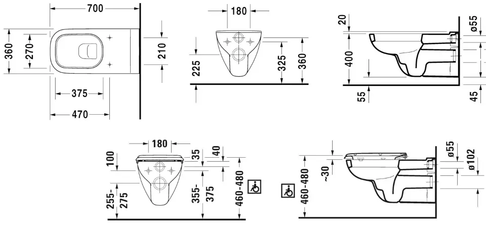 Duravit - D-Code - WC - 22280900002 – 2. kép