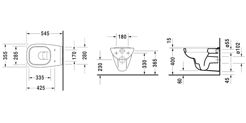 Duravit - D-Code - WC - 25350920002 – 2. kép