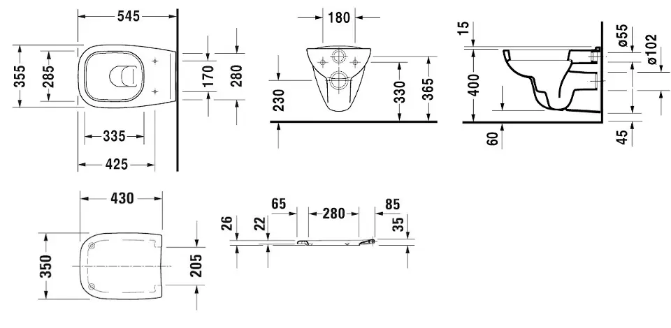 Duravit - D-Code - WC - 45351900A1 – 2. kép