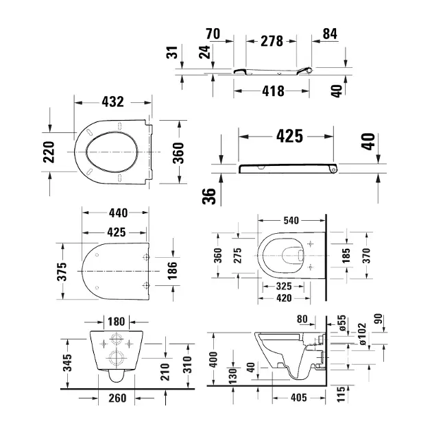 Duravit - D-Code - WC - 49030900B2 – 2. kép