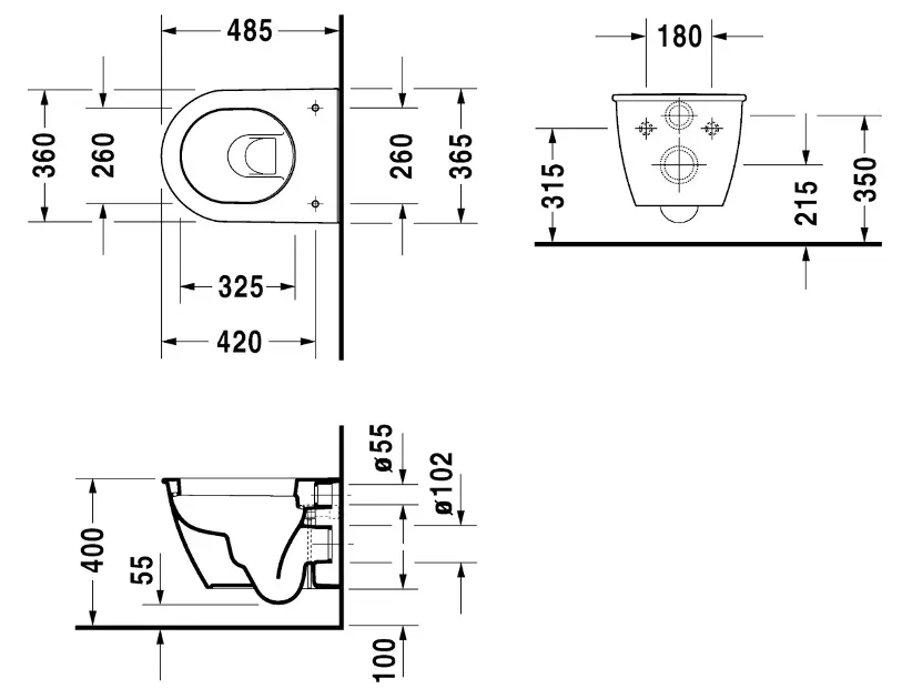 Duravit - Darling New - WC - 2549090000 – 2. kép