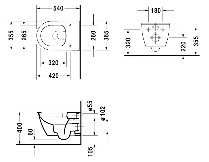Duravit - Darling New - WC - 25570900001 – 2. kép