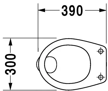 Duravit - Duraplus - WC - 0106090000 – 2. kép