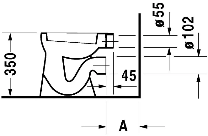 Duravit - Duraplus - WC - 0106090000 – 3. kép