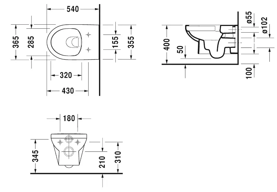 Duravit - DuraStyle Basic - WC - 45620900A1 – 2. kép