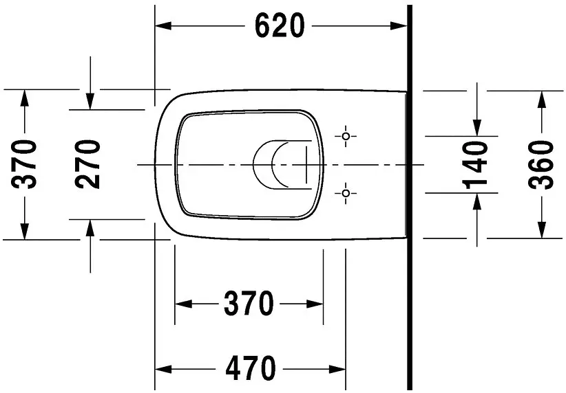 Duravit - DuraStyle - WC - 25370900001 – 2. kép