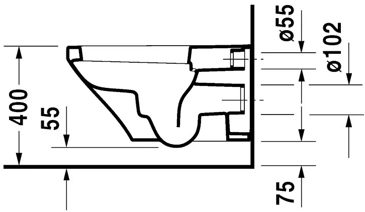 Duravit - DuraStyle - WC - 25370900001 – 3. kép