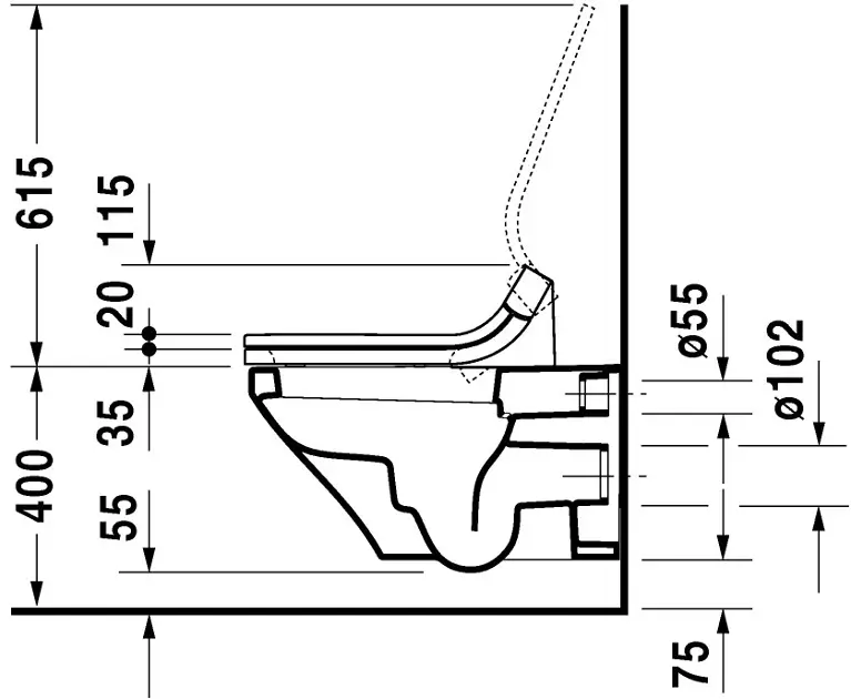Duravit - DuraStyle - WC - 2537590000 – 3. kép