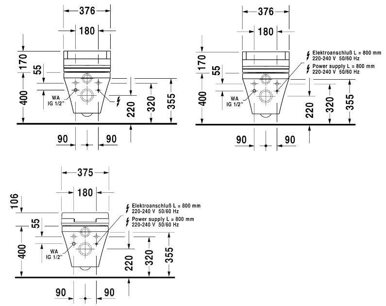 Duravit - DuraStyle - WC - 2537592000 – 3. kép