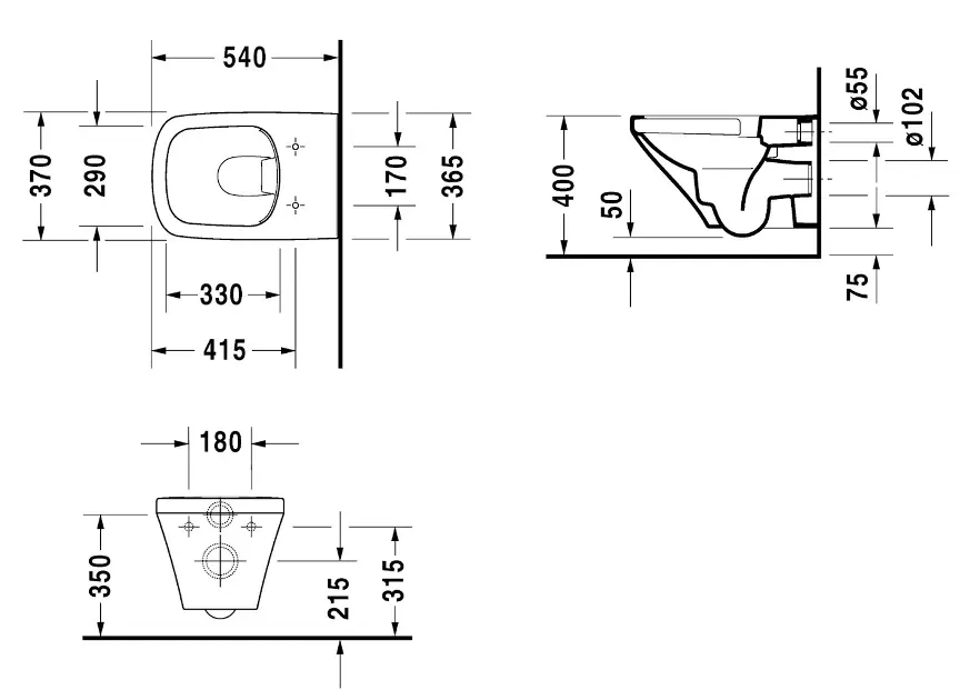 Duravit - DuraStyle - WC - 2538092000 – 2. kép