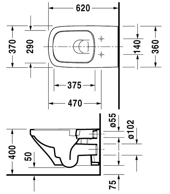 Duravit - DuraStyle - WC - 25420900001 – 2. kép