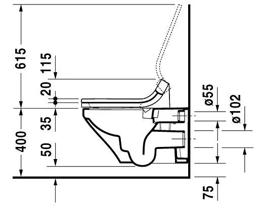 Duravit - DuraStyle - WC - 25425900001 – 3. kép