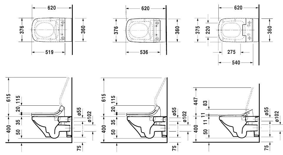 Duravit - DuraStyle - WC - 2542592000 – 2. kép