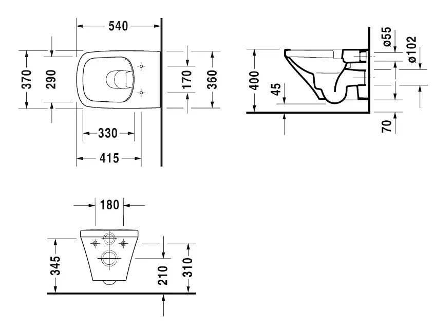 Duravit - DuraStyle - WC - 2551092000 – 2. kép