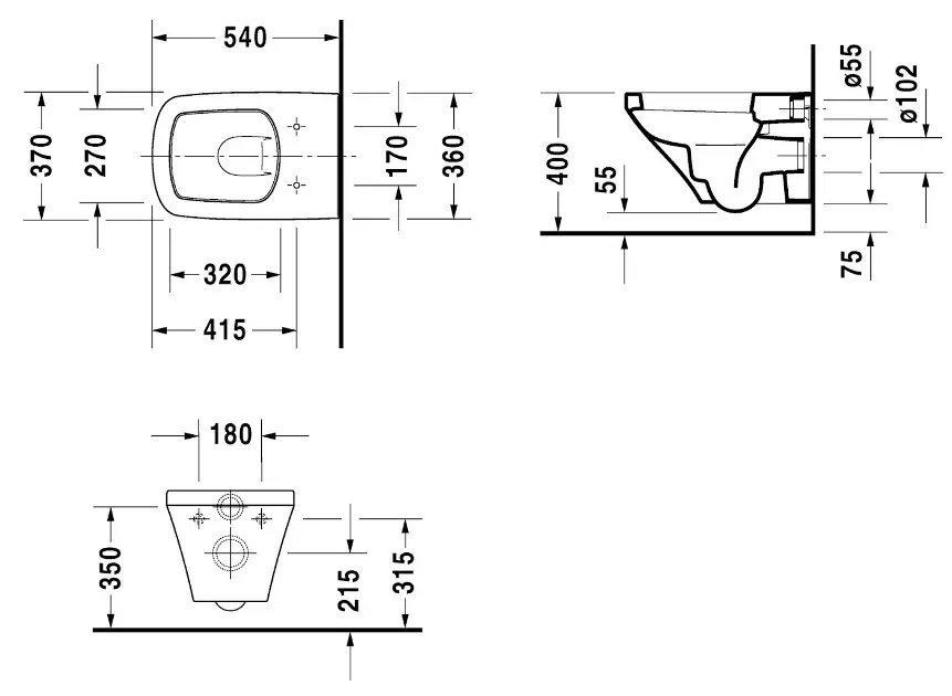 Duravit - DuraStyle - WC - 25520900001 – 2. kép