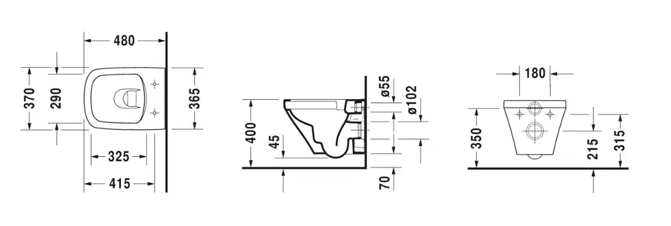 Duravit - DuraStyle - WC - 45710900A1 – 2. kép