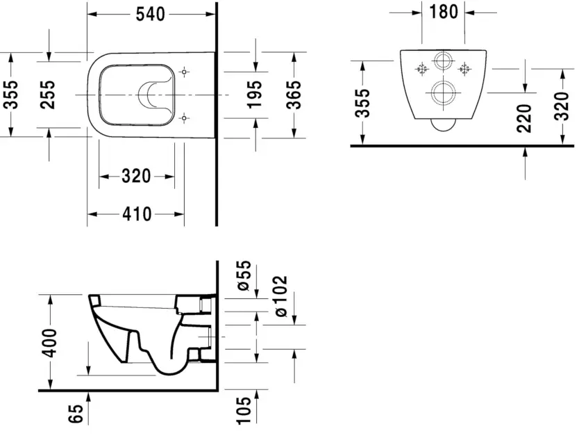 Duravit - Happy D.2 - WC - 2221092000 – 2. kép
