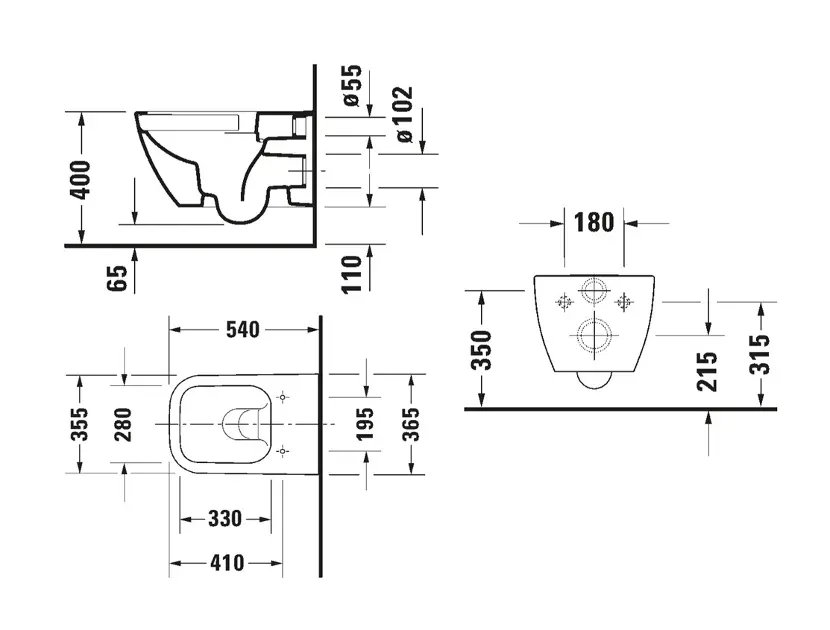 Duravit - Happy D.2 - WC - 222209AD00 – 2. kép