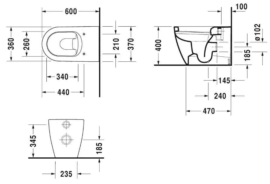 Duravit - ME by Starck - WC - 21690900001 – 2. kép