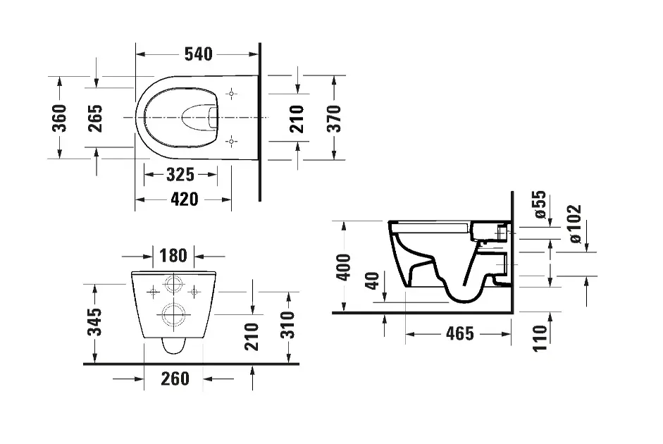 Duravit - ME by Starck - WC - 251709AA00 – 2. kép