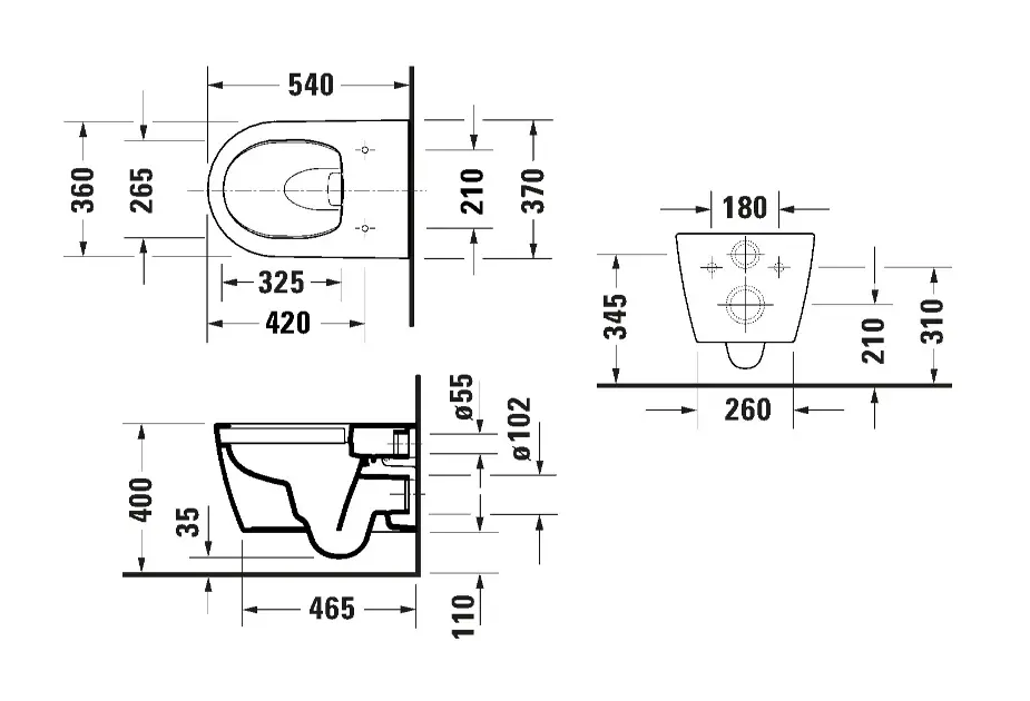 Duravit - ME by Starck - WC - 251809AA00 – 2. kép