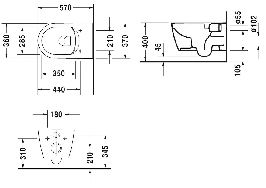 Duravit - ME by Starck - WC - 25290900001 – 2. kép