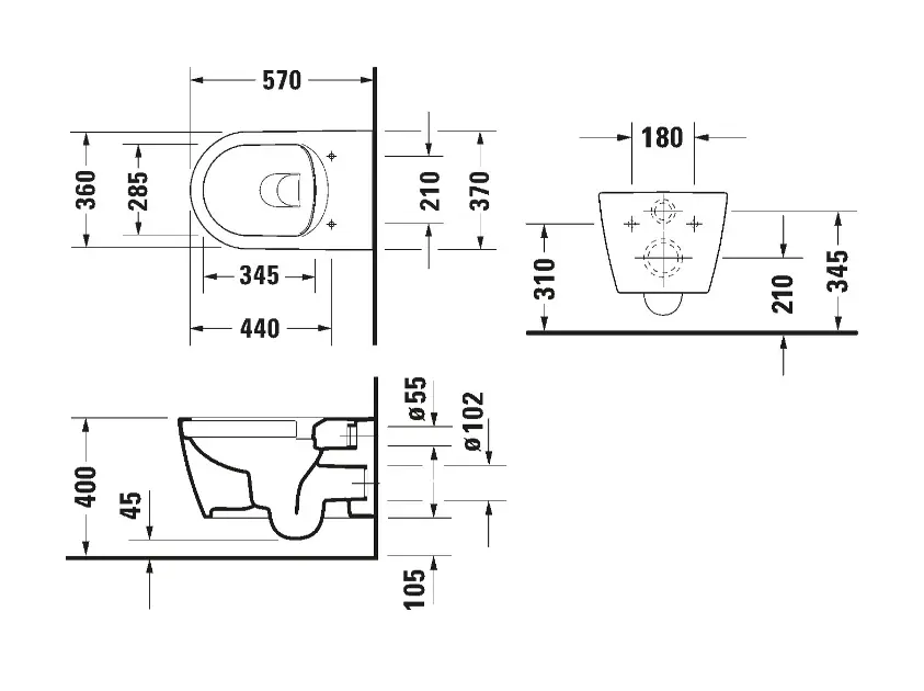 Duravit - ME by Starck - WC - 252909AA00 – 2. kép