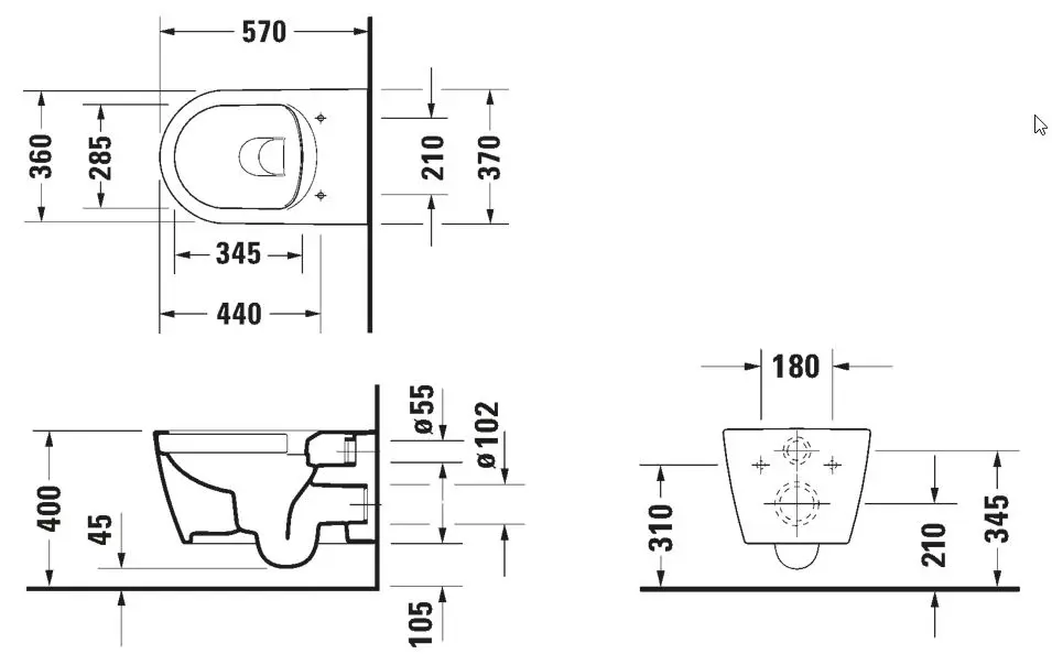 Duravit - ME by Starck - WC - 252909AC00 – 2. kép
