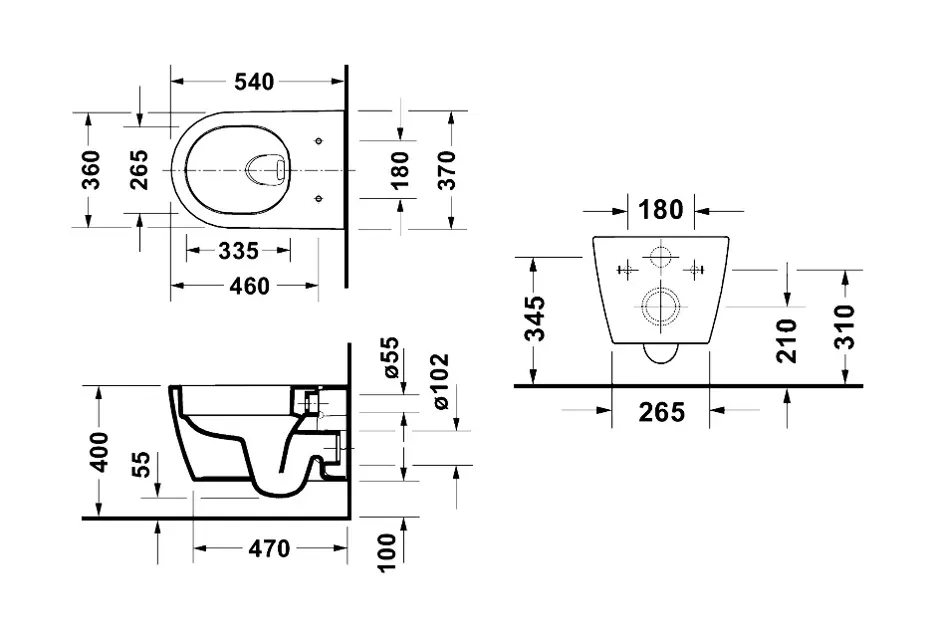 Duravit - ME by Starck - WC - 290709AC00 – 2. kép