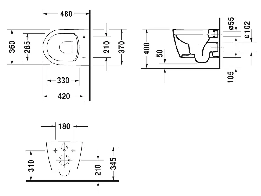 Duravit - ME by Starck - WC - 45300900A1 – 2. kép