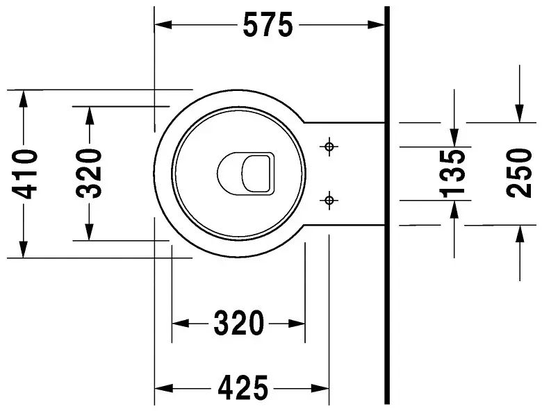Duravit - Starck 1 - WC - 0210090064 – 2. kép